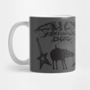 Hardcore "click the funky dog" - BLACK Mug